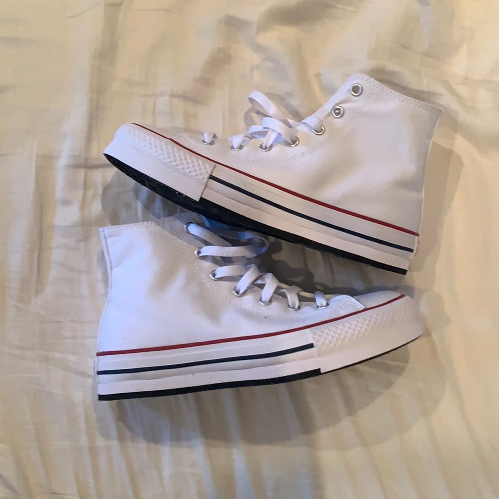 Platform converse WHITE